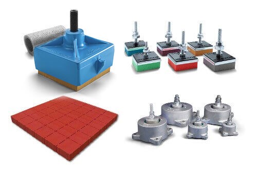 AMC Anti Vibration Sylomer® Mounts - AMC MECANOCAUCHO® Sylomer® Mounts use a high-performance microcellular polyurethane elastomer called Sylomer®, designed specifically for vibration and noise isolation. Sylomer® is highly resilient... | Premium acoustic product by Brandt Audio